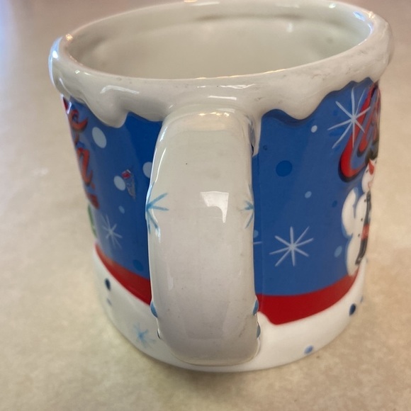 Coca-Cola 2003 Snowman Winter Christmas Mug Preowned - Picture 5 of 6